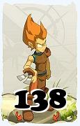 Um personagem do jogo Dofus, Iop-Ar, de nivel 138