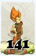 Um personagem do jogo Dofus, Iop-Ar, de nivel 141