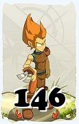 Um personagem do jogo Dofus, Iop-Ar, de nivel 146