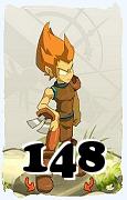 Um personagem do jogo Dofus, Iop-Ar, de nivel 148