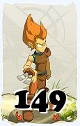 Um personagem do jogo Dofus, Iop-Ar, de nivel 149