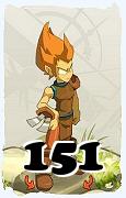 Um personagem do jogo Dofus, Iop-Ar, de nivel 151