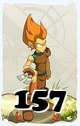 Um personagem do jogo Dofus, Iop-Ar, de nivel 157