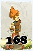 Um personagem do jogo Dofus, Iop-Ar, de nivel 168