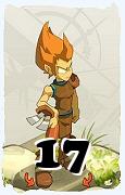 Um personagem do jogo Dofus, Iop-Ar, de nivel 17