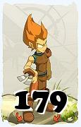 Um personagem do jogo Dofus, Iop-Ar, de nivel 179