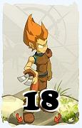 A Dofus character, Iop-Air, by level 18