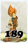 Um personagem do jogo Dofus, Iop-Ar, de nivel 189