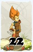 Um personagem do jogo Dofus, Roublard-Ar, de nivel 22