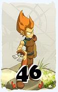 Um personagem do jogo Dofus, Iop-Ar, de nivel 46