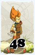 Um personagem do jogo Dofus, Iop-Ar, de nivel 48