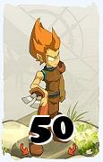 Um personagem do jogo Dofus, Iop-Ar, de nivel 50