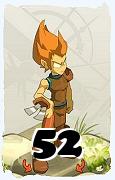 Um personagem do jogo Dofus, Sacrier-Ar, de nivel 52