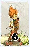 Um personagem do jogo Dofus, Sram-Ar, de nivel 6