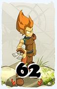 Um personagem do jogo Dofus, Iop-Ar, de nivel 62