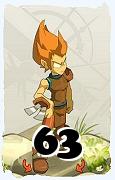 Um personagem do jogo Dofus, Iop-Ar, de nivel 63