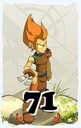 Um personagem do jogo Dofus, Roublard-Ar, de nivel 71