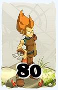 A Dofus character, Sacrier-Air, by level 80