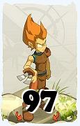 Um personagem do jogo Dofus, Iop-Ar, de nivel 97