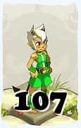 A Dofus character, Osamodas-Air, by level 107