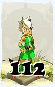 Um personagem do jogo Dofus, Osamodas-Ar, de nivel 112