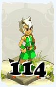 Un personnage du jeu Dofus, Iop-Air, au niveau 114