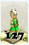 Un personnage du jeu Dofus, Sadida-Air, au niveau 127