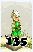 Um personagem do jogo Dofus, Osamodas-Ar, de nivel 135