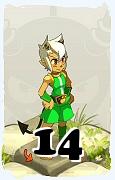 A Dofus character, Osamodas-Air, by level 14