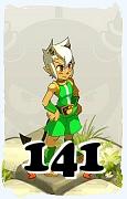 Un personnage du jeu Dofus, Osamodas-Air, au niveau 141