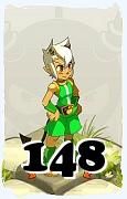 Un personnage du jeu Dofus, Sram-Air, au niveau 148