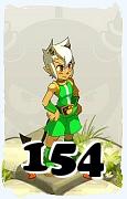 Um personagem do jogo Dofus, Sacrier-Ar, de nivel 154