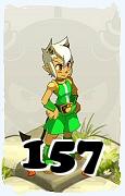 Un personnage du jeu Dofus, Sadida-Air, au niveau 157