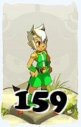 Un personnage du jeu Dofus, Osamodas-Air, au niveau 159