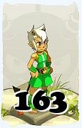 Un personnage du jeu Dofus, Osamodas-Air, au niveau 163