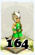 Un personnage du jeu Dofus, Osamodas-Air, au niveau 164