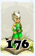 A Dofus character, Ecaflip-Air, by level 176