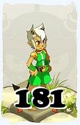 A Dofus character, Osamodas-Air, by level 181