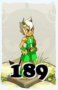 Un personnage du jeu Dofus, Osamodas-Air, au niveau 189