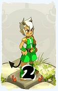 A Dofus character, Cra-Air, by level 2