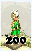 A Dofus character, Osamodas-Air, by level 200