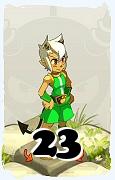 Un personnage du jeu Dofus, Osamodas-Air, au niveau 23