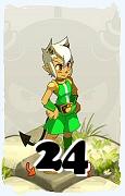 A Dofus character, Osamodas-Air, by level 24