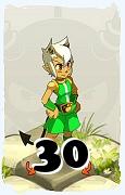 Um personagem do jogo Dofus, Cra-Ar, de nivel 30