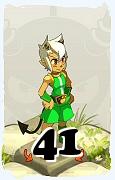 Un personnage du jeu Dofus, Sram-Air, au niveau 41