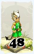 Un personnage du jeu Dofus, Osamodas-Air, au niveau 48