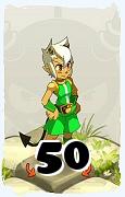 Un personaggio del gioco Dofus, Osamodas-Aria, al livello 50