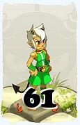 A Dofus character, Osamodas-Air, by level 61