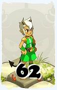 Un personnage du jeu Dofus, Osamodas-Air, au niveau 62