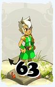 Un personaggio del gioco Dofus, Osamodas-Aria, al livello 63